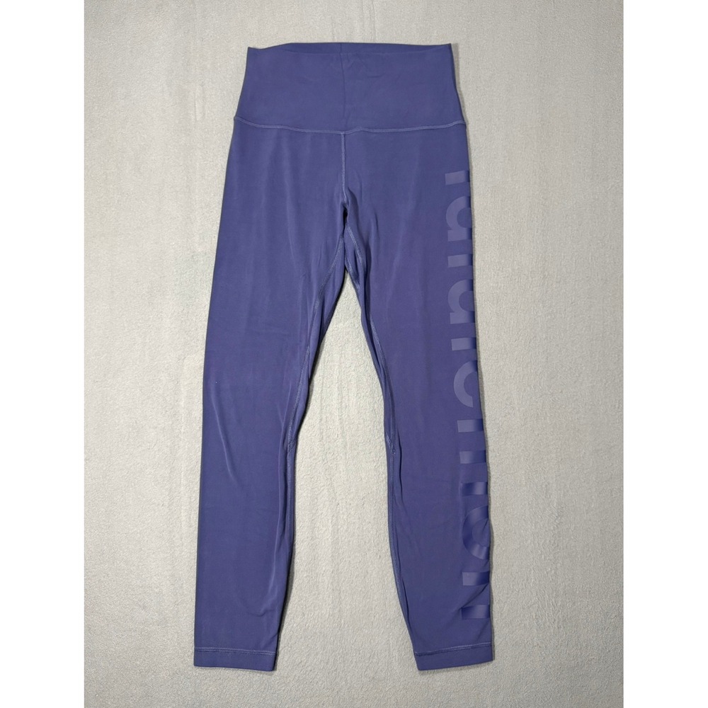 Lululemon Align High-Rise Pant 25 Graphic Leggings Night Sea Blue Purple 6